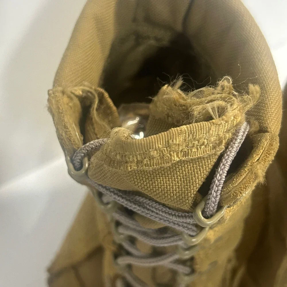 Altama Combat Boots Tan Men Size 8 Tactical Military Suede Vibram Sole 5010